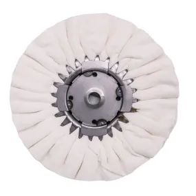 Renegade 9" White Flannel Show Finish Buff Pad - Exceptional Show-Quality Shine