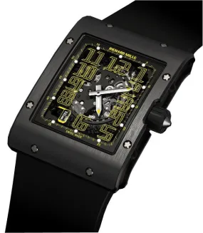 Richard Mille Titanium Black Rubber Men's Watch RM016-TI