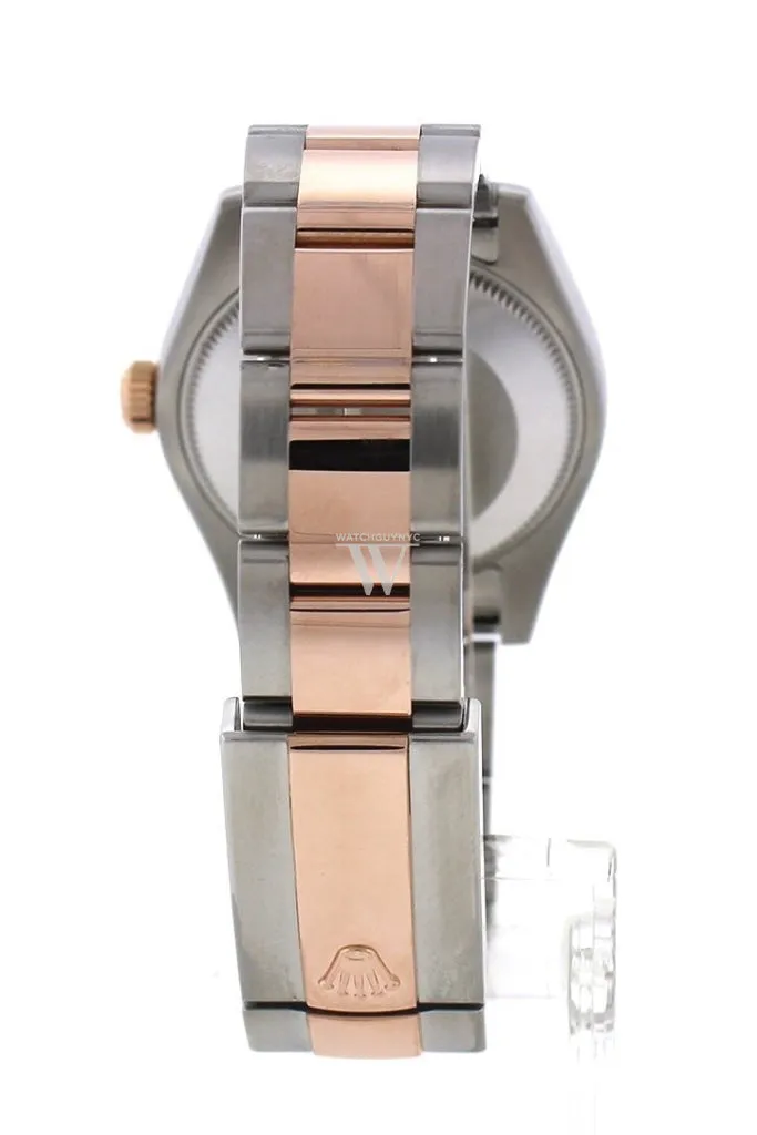 Rolex Custom Diamond Dial Datejust 31 Pearl Dial Rose Gold Two Tone Ladies Watch 178271 Pre-owned