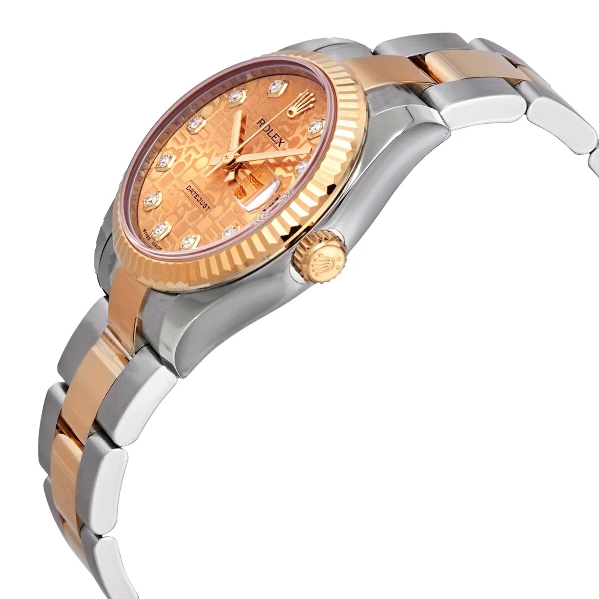 Rolex Datejust 31 Champagne Jubilee Diamond Dial Automatic Ladies Oyster Watch 178273CJDO