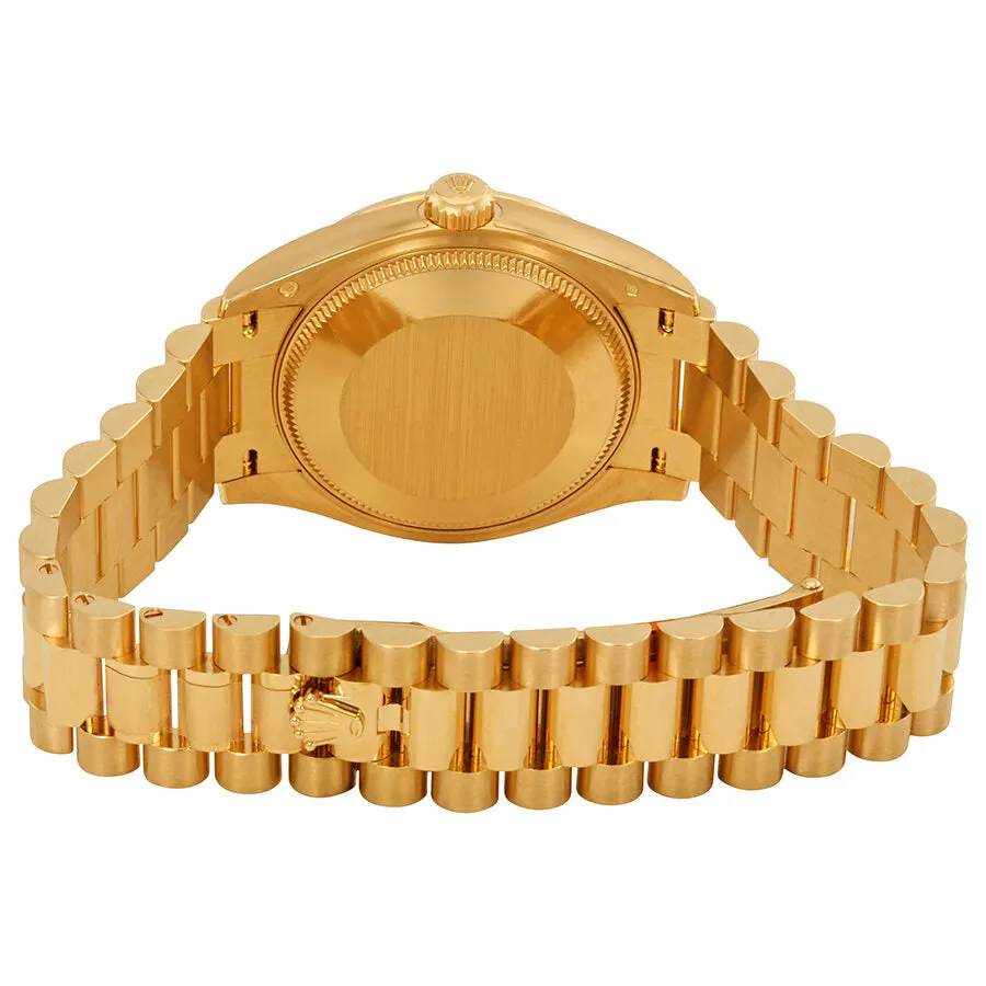 Rolex Datejust 31 Mother of Pearl Diamond Dial Ladies 18kt Yellow Gold President Watch 278278MDP