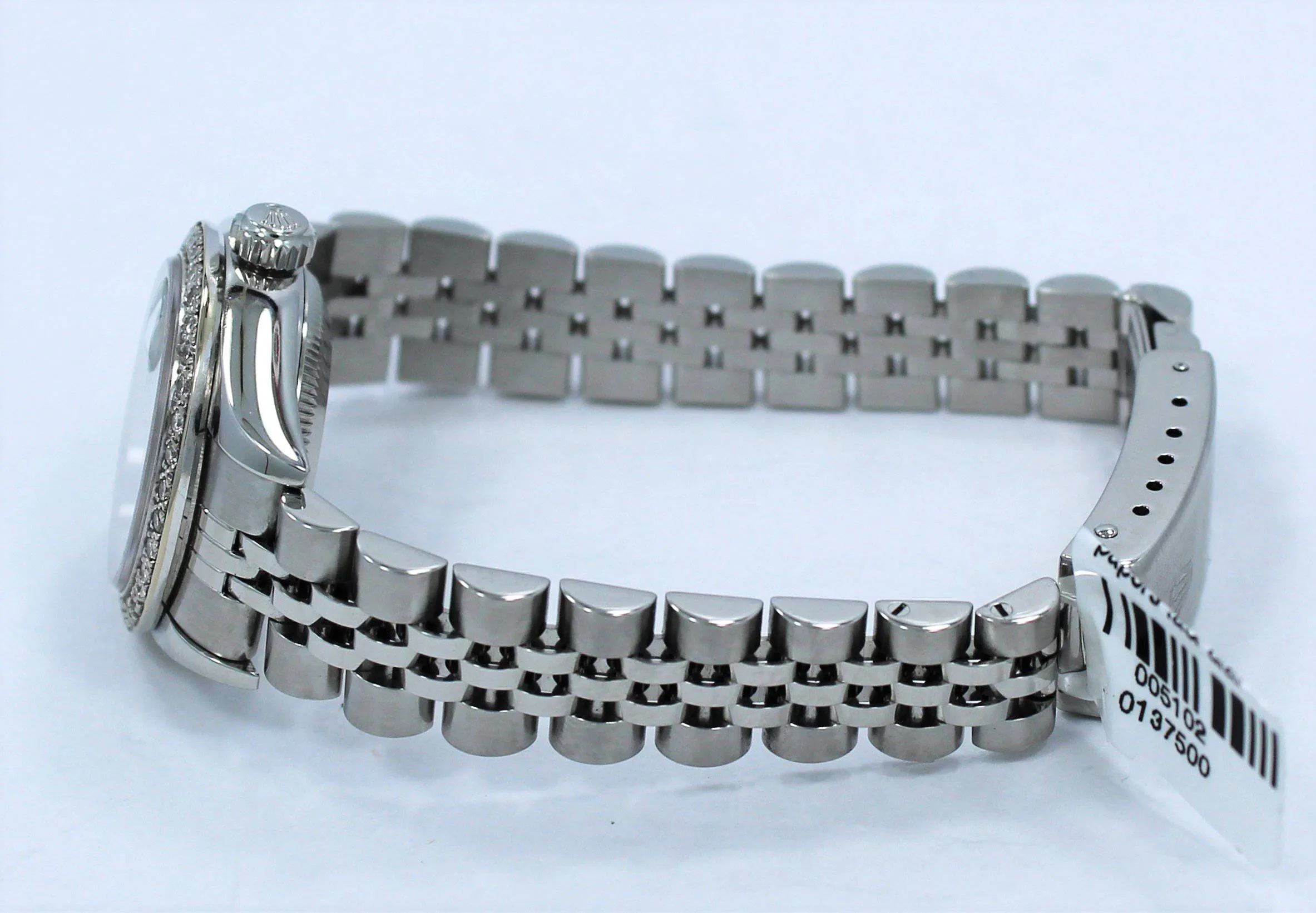 Rolex Datejust 79174 Mop Diamond Dial 1.05Ct Diamond Bezel Ladies Watch