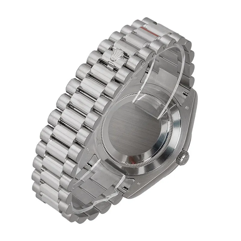 Rolex Day-Date II 18ct White Gold Silver/Diamond Dial 218239