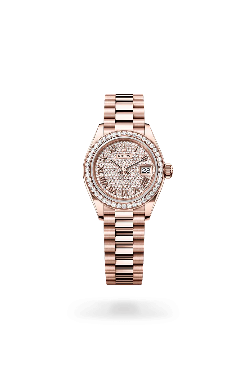 Rolex Lady-Datejust in 18 kt Everose gold, M279135RBR-0021 | Walters & Hogsett