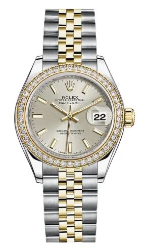 Rolex Lady Datejust Sundust Dial Diamond Bezel Automatic Watch 279383SNSJ