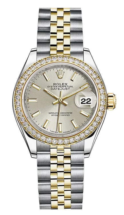 Rolex Lady Datejust Sundust Dial Diamond Bezel Automatic Watch 279383SNSJ