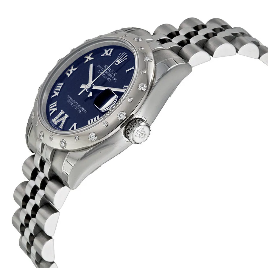 Rolex Oyster Perpetual Datejust 31 Blue Dial Stainless Steel Jubilee Bracelet Automatic Ladies Watch 178344BLRDJ