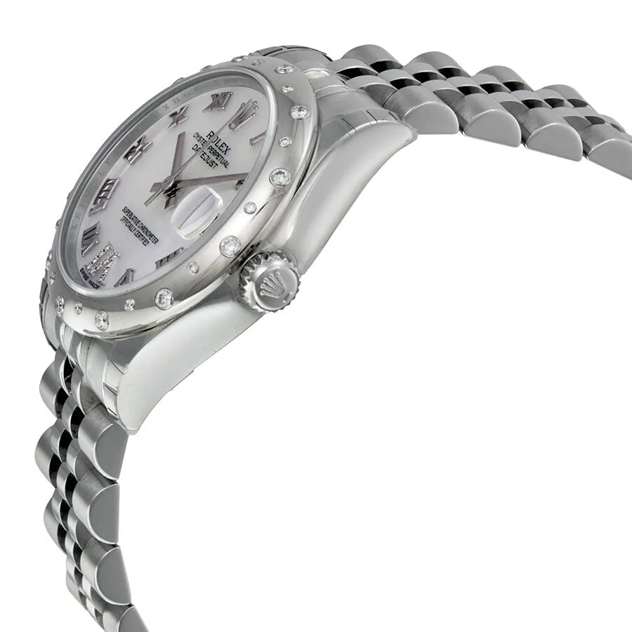 Rolex Oyster Perpetual Datejust 31 Mother of Pearl Dial Stainless Steel Jubilee Bracelet Automatic Ladies Watch 178344MRDJ