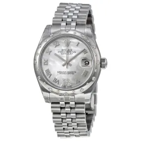 Rolex Oyster Perpetual Datejust 31 Mother of Pearl Dial Stainless Steel Jubilee Bracelet Automatic Ladies Watch 178344MRDJ