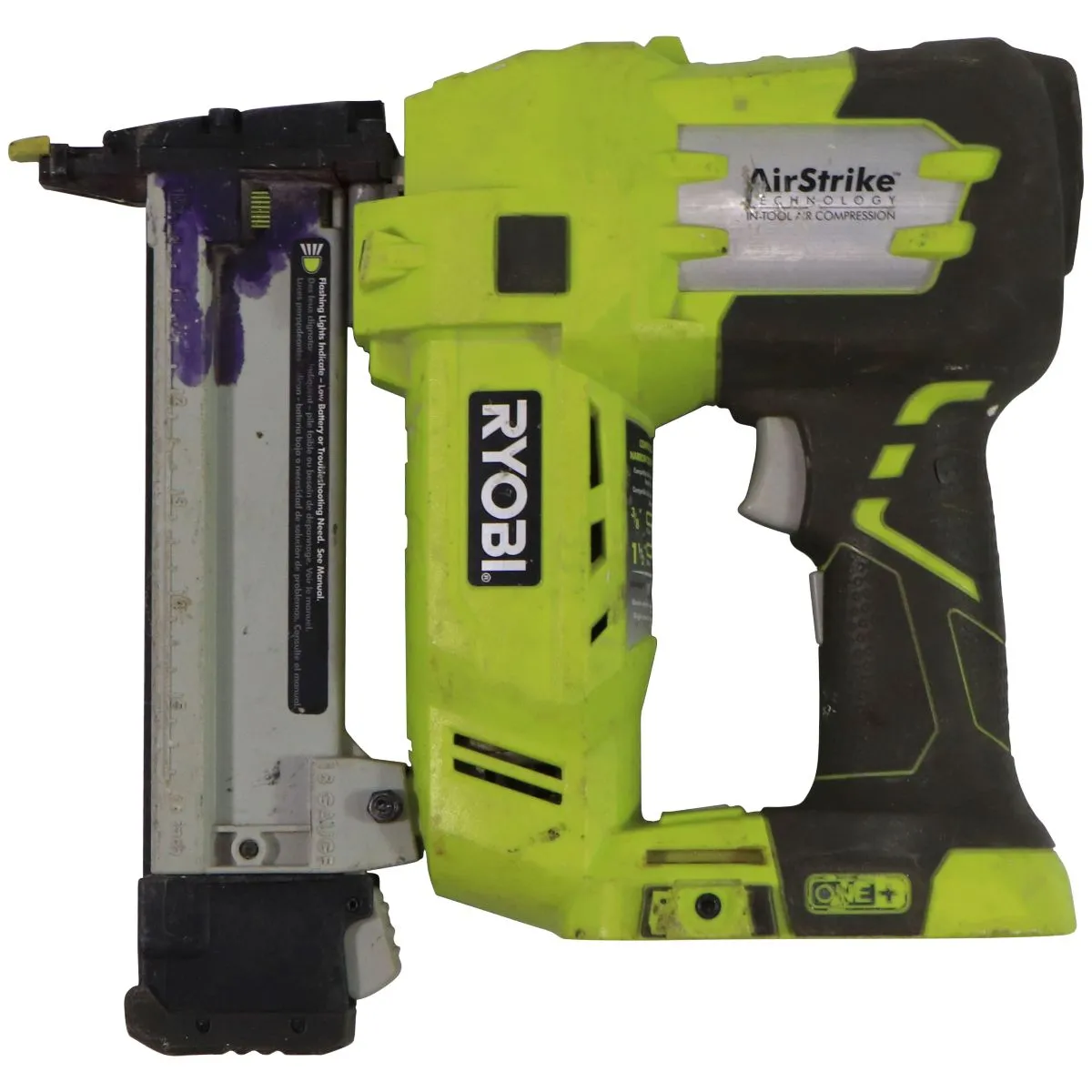 RYOBI ONE  18V AirStrike 18-Gauge Cordless Narrow Crown Stapler P360