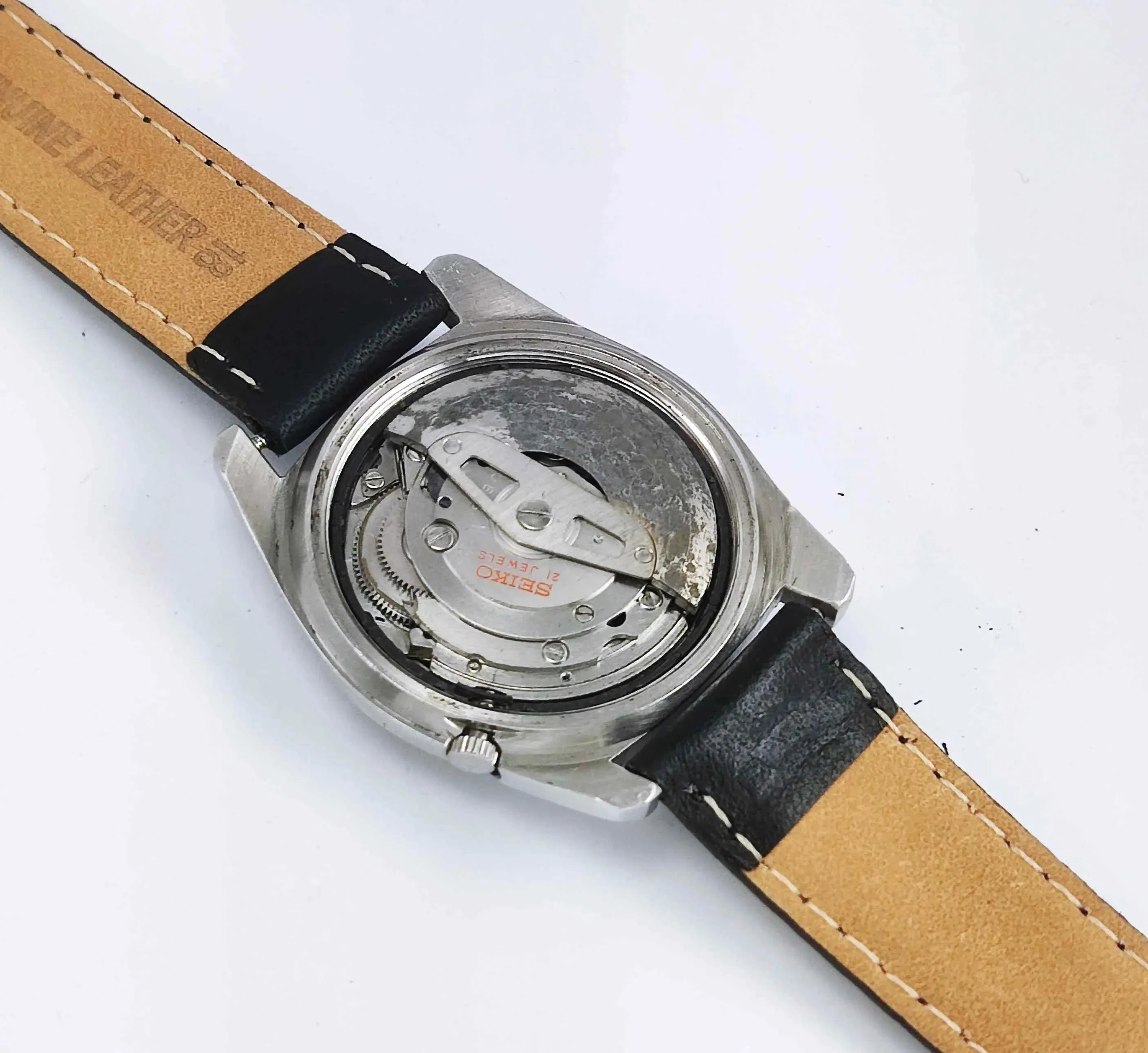 Seiko 5 Automatic 6119C 21 Jewels Black Dial Day Date Men's Watch