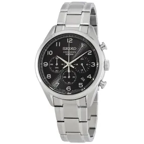 Seiko Chronograph Black Dial Men's Watch SSB295P1