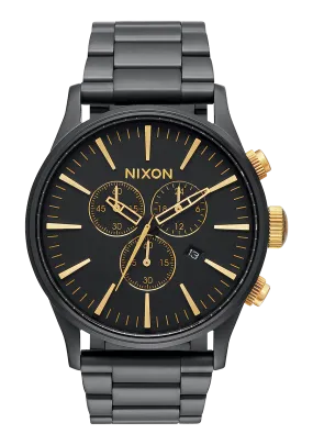 Sentry Chrono - Matte Black / Gold