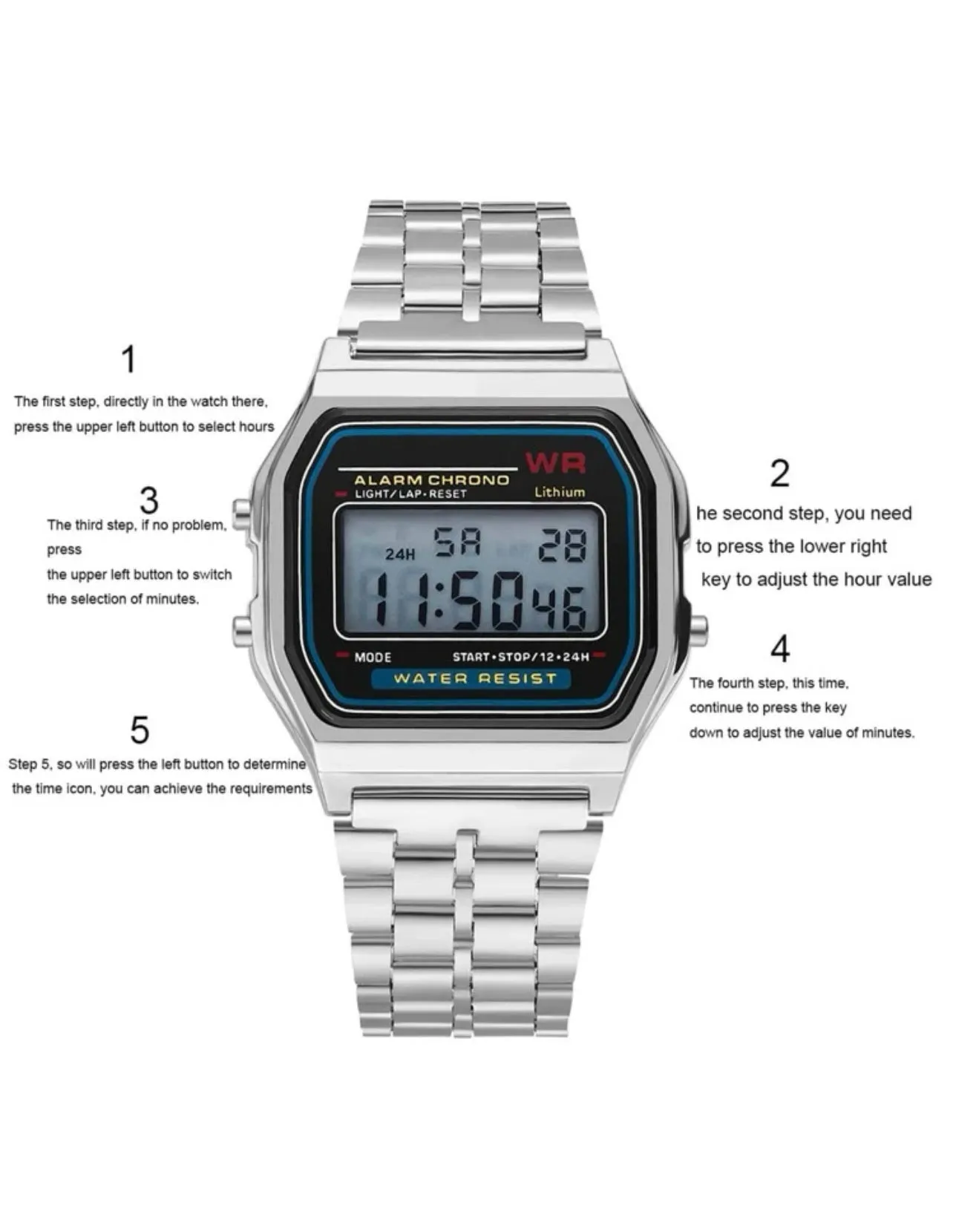Simple Luminous Electronic Watch