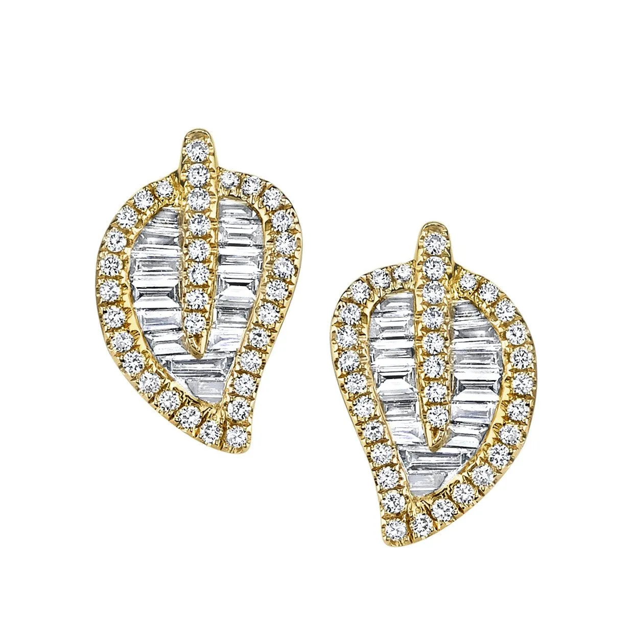SMALL LEAF STUDS