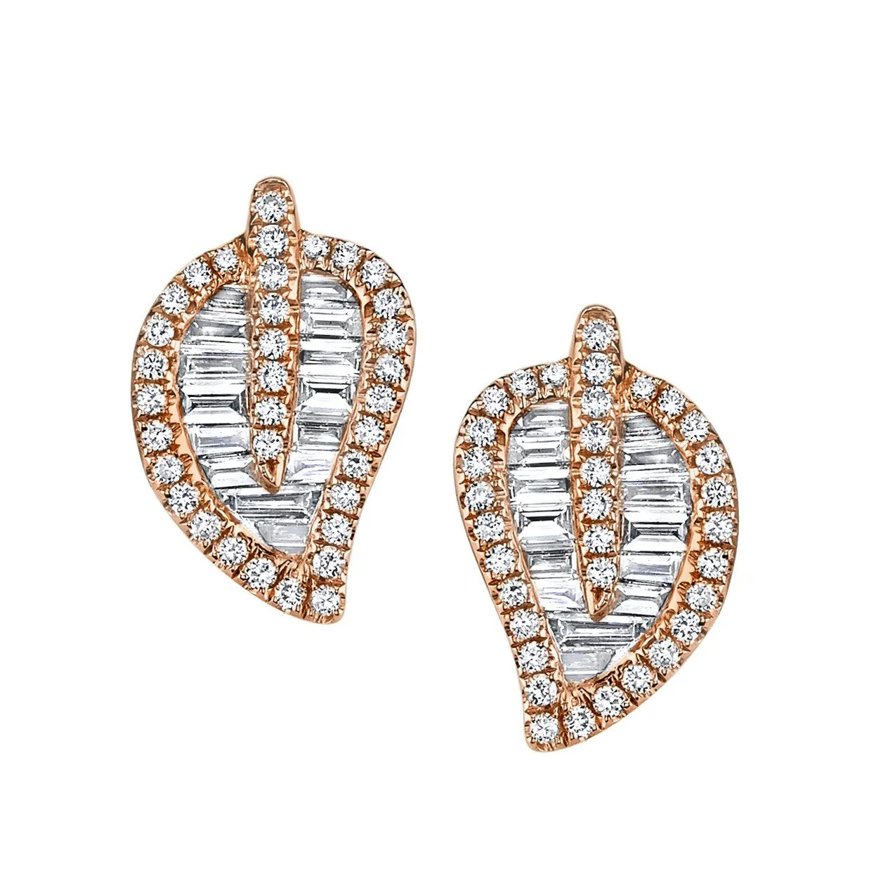 SMALL LEAF STUDS