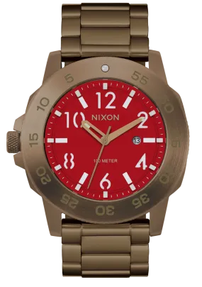 Smyth 44 - Khaki / Red