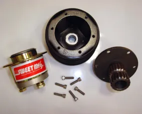 SPLINE  3 Bolt 2" setback Quick Release Steering Wheel Kit