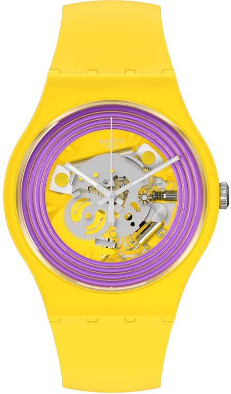 Swatch Purple Rings Yellow