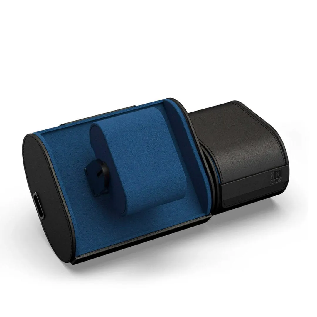 SWISS KUBIK Travelbox Black Leather