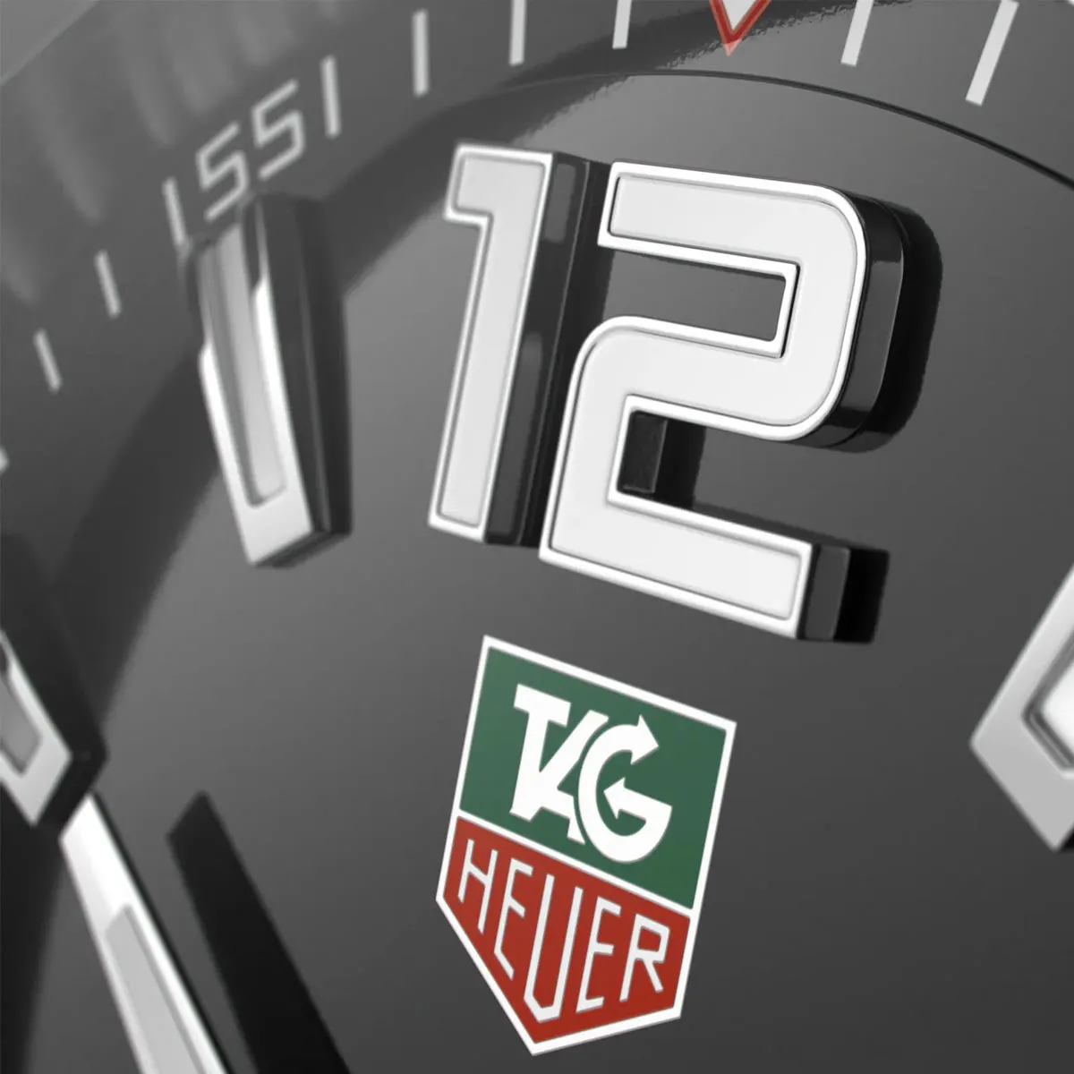 TAG Heuer Men's 41mm Black Dial Formula 1 Quartz Rubber Strap Watch