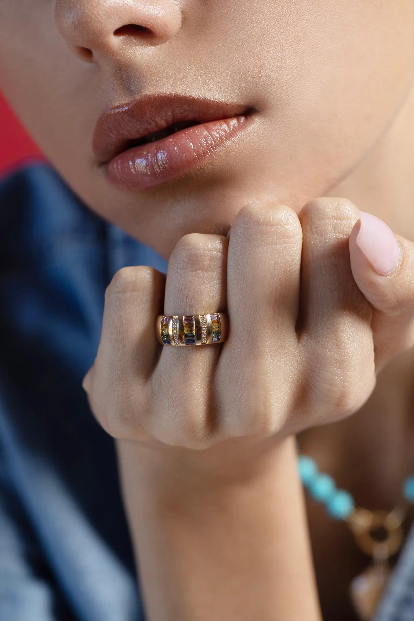 Tarot Baguette Ring