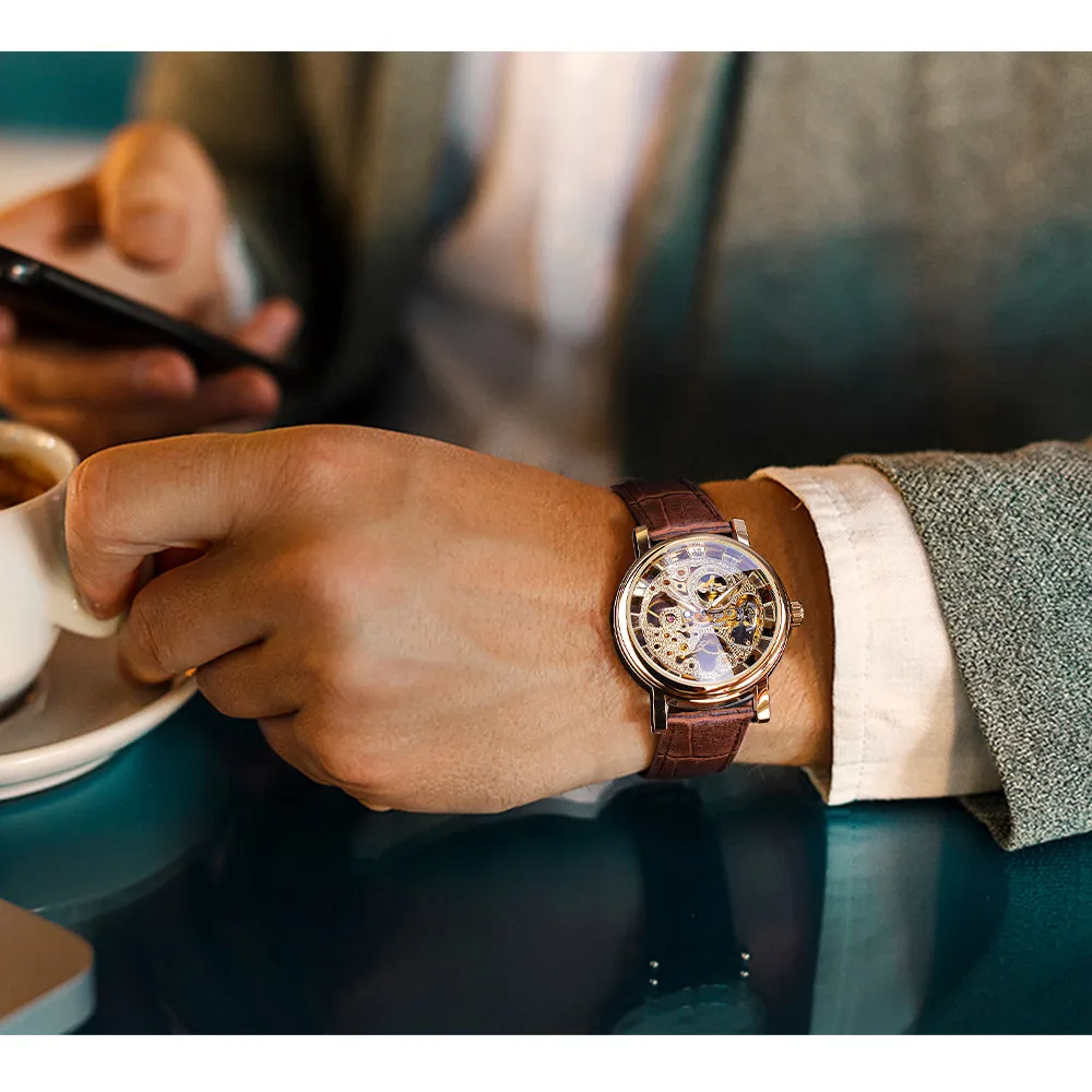 The  James K. Polk Mechanical Skeleton Watch