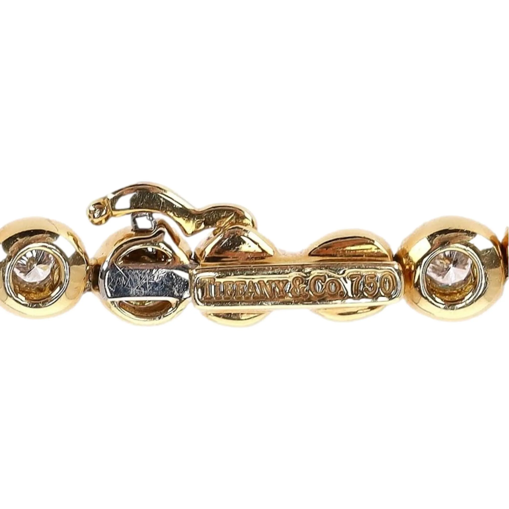 Tiffany & Co Jazz Diamond 5ct Tennis Necklace In 18k Gold