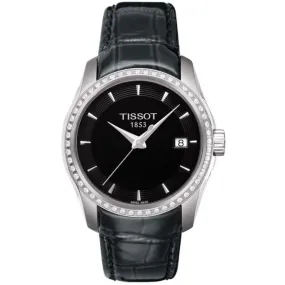 Tissot Women's Couturier Black Dial Watch - T0352106605100