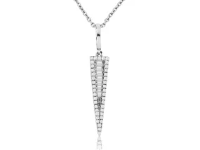 Triangle Design Diamond Pendant