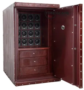 UNDERWOOD (LONDON) - Classic Croco 16-Unit Safe | UN851/CBRW