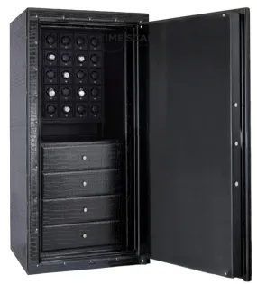 UNDERWOOD (LONDON) - Classic Croco 25-Unit Safe | UN859/CBLK