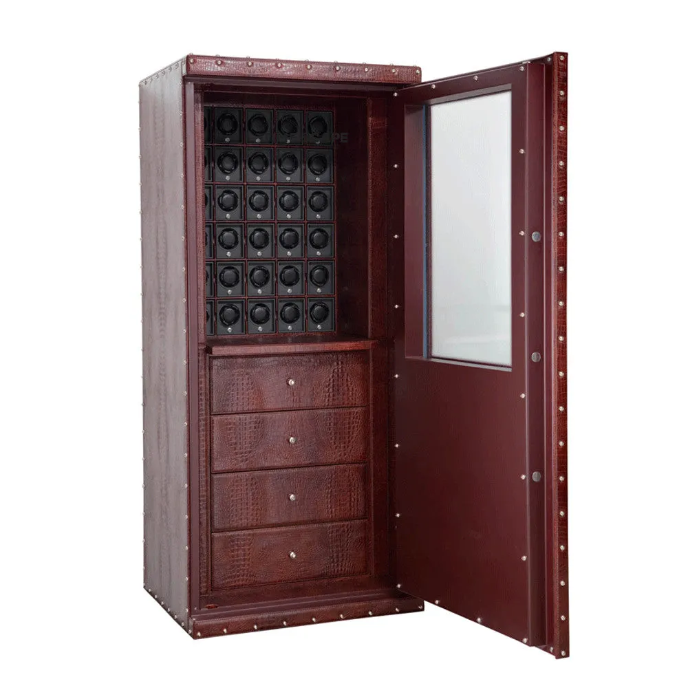 UNDERWOOD (LONDON) - Classic Croco 30-Unit Safe | UN854/CBRWW