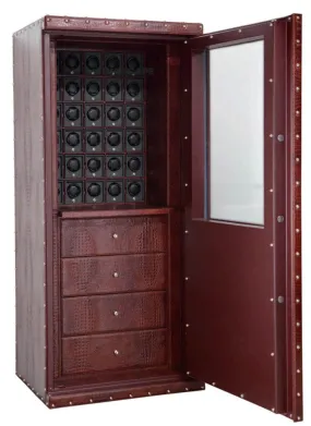 UNDERWOOD (LONDON) - Classic Croco 30-Unit Safe | UN854/CBRWW