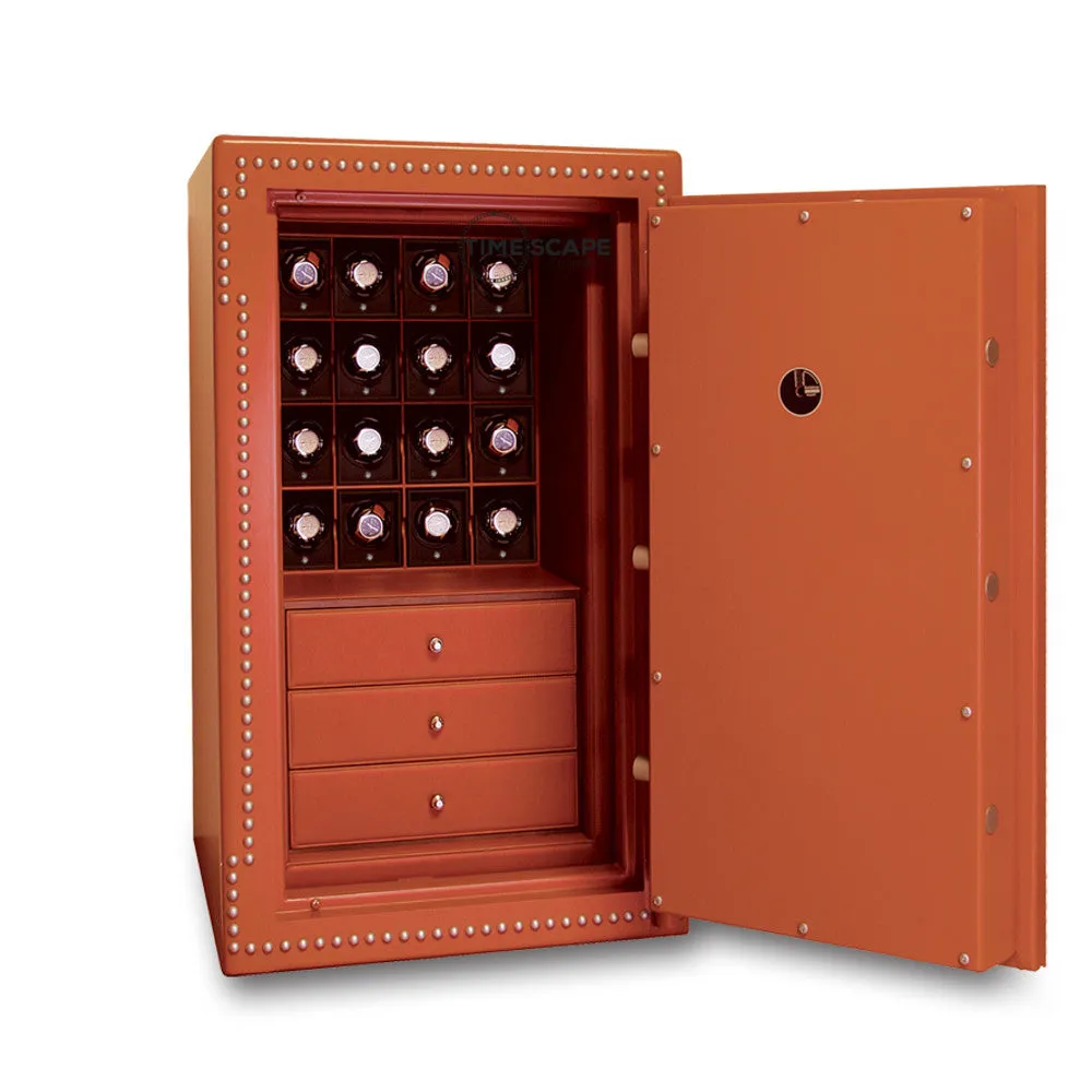 UNDERWOOD (LONDON) - Classic Leather 16-Unit Safe | UN851/TAN