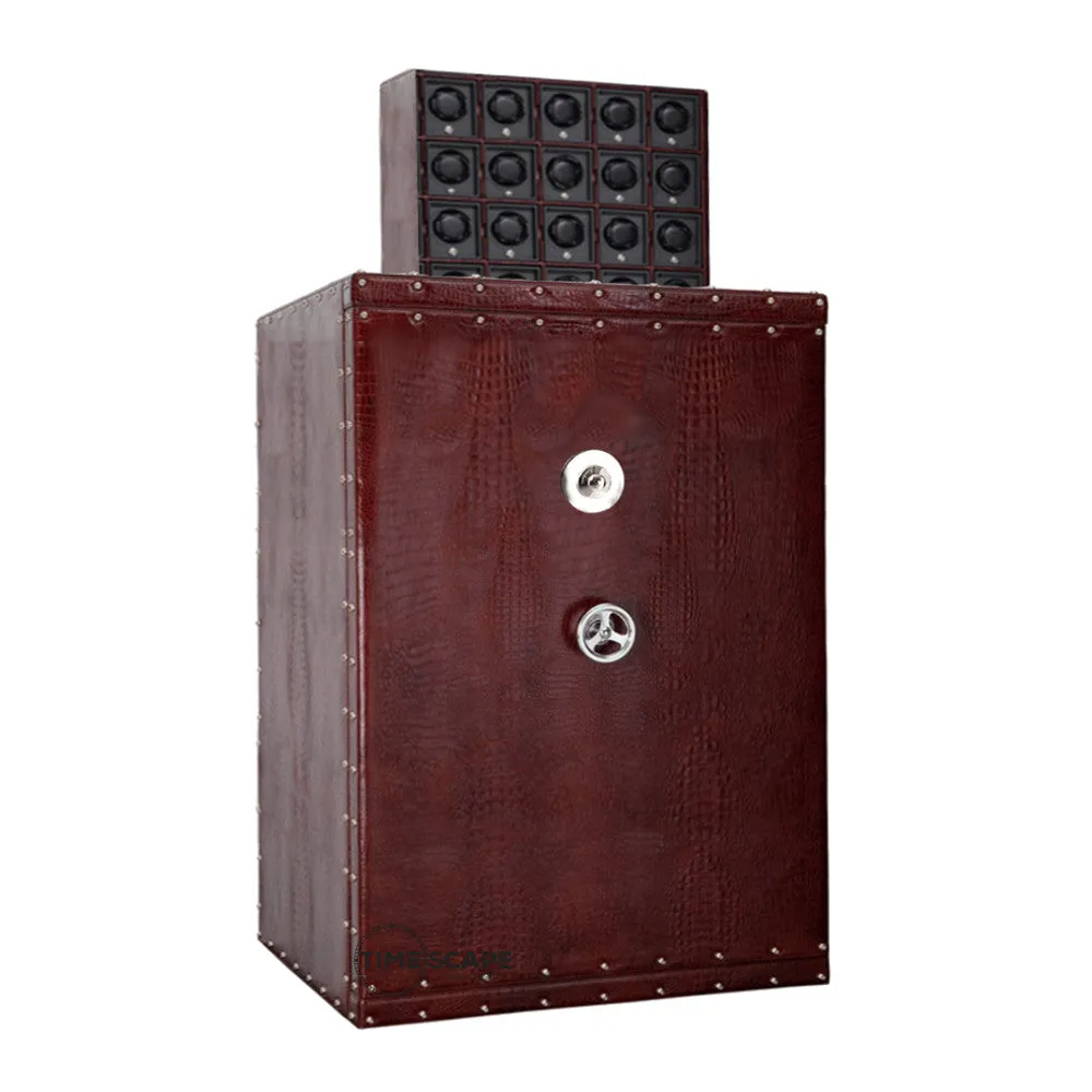 UNDERWOOD (LONDON) - Concealed Croco 25-Unit Safe | UN855/CBRW