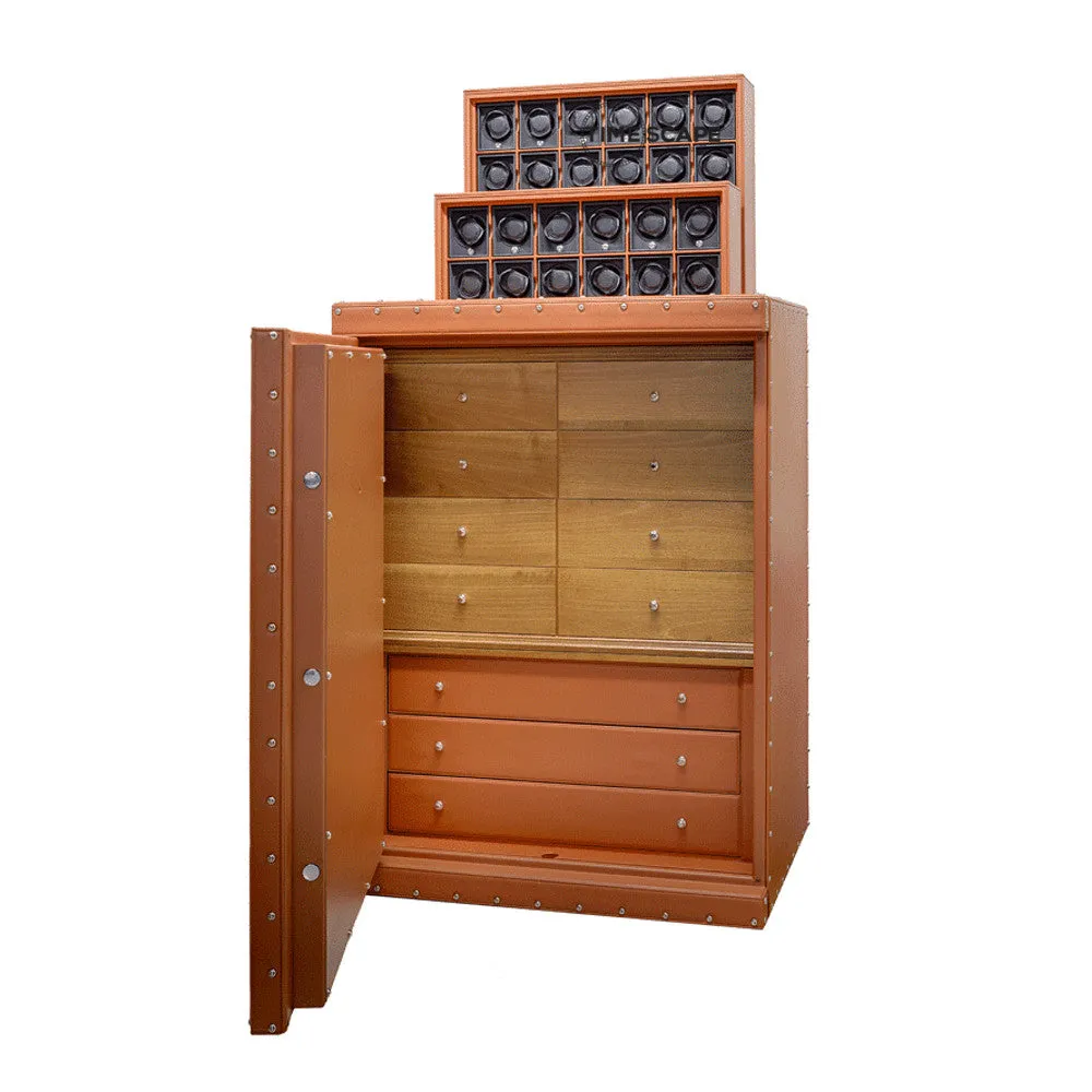 UNDERWOOD (LONDON) - Concealed Leather 48-Unit Safe | UN856