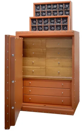 UNDERWOOD (LONDON) - Concealed Leather 48-Unit Safe | UN856