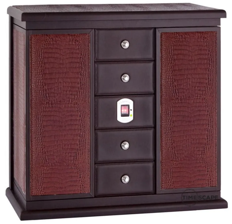 UNDERWOOD (LONDON) - Croco Biometric 12-Unit Winder Storage System | UN3225/CBRW