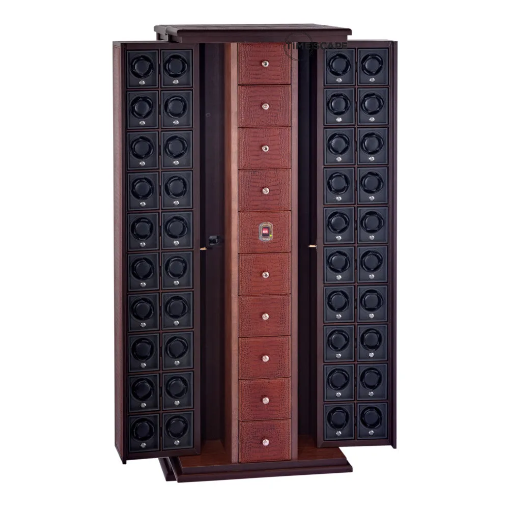 UNDERWOOD (LONDON) - Croco Biometric 40-Unit Winder Storage System | UN3227/CBRW