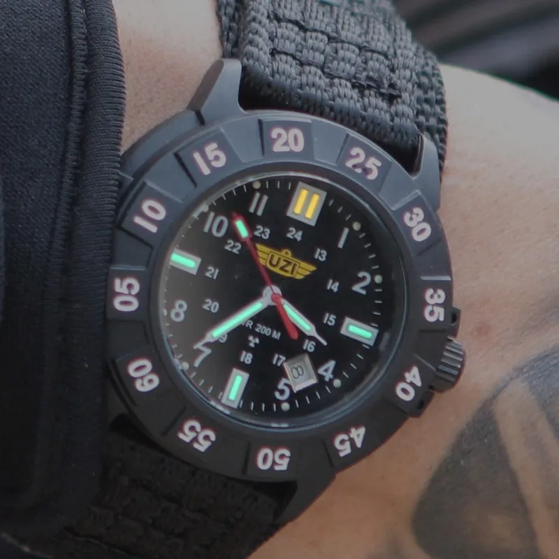 UZI Protector Watch - Swiss Tritium
