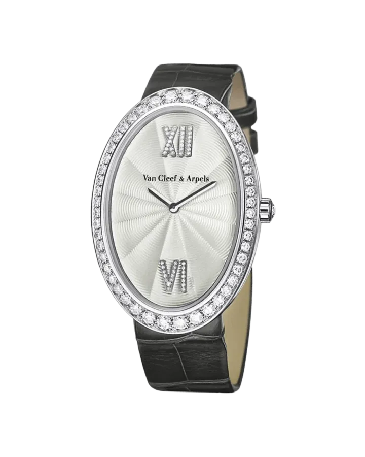 Van Cleef & Arpels Timeless XL 18K White Gold & Diamonds Lady's Watch