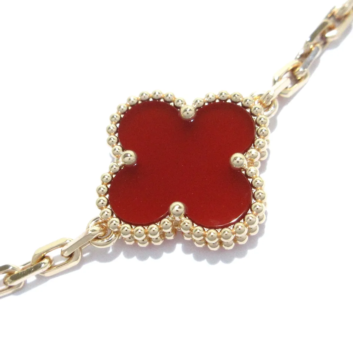 Van Cleef and Arpels Carnelian Vintage Alhambra
