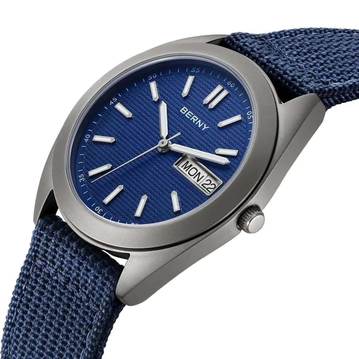 Watches For Men Date Week Calendar Watch 38mm Super Luminous Men's