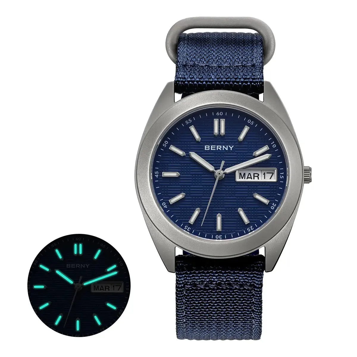 Watches For Men Date Week Calendar Watch 38mm Super Luminous Men's