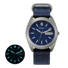 Watches For Men Date Week Calendar Watch 38mm Super Luminous Men's
