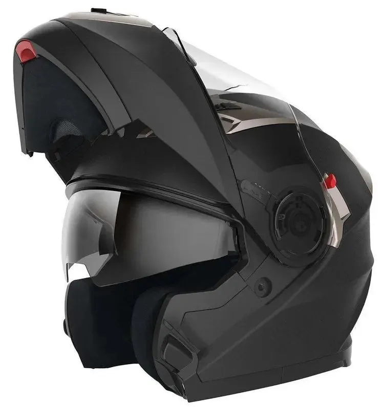 West Coast Leather Modular Full Face Motorcycle Helmet with Double Lens Visor