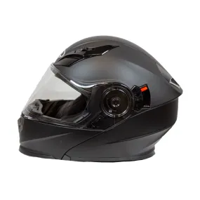 West Coast Leather Modular Full Face Motorcycle Helmet with Double Lens Visor