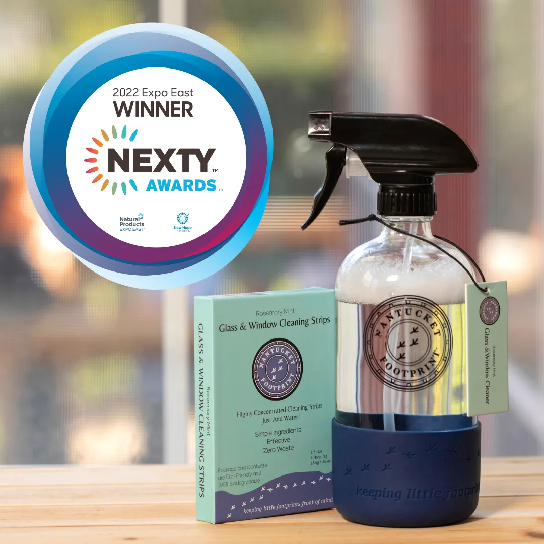 Window Bundle: Window Strips & Reusable Glass Bottle & Professional E Cloth Window Cleaning Cloths