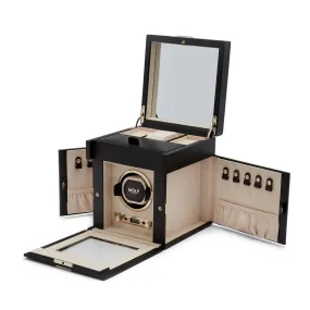 Wolf Palermo Single Watch Winder Black